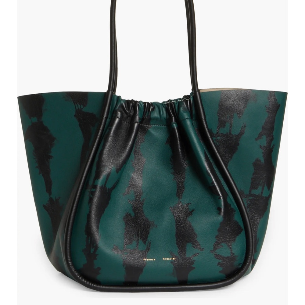 Proenza Schouler Extra Large Tie Dye Ruched Leather Tote